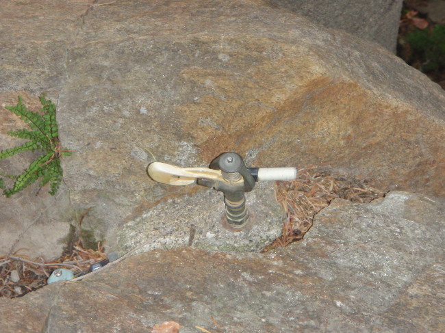 Sprinkler in the Stone